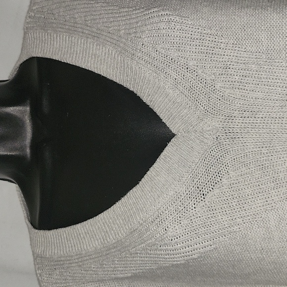 SIMPLY VERA WANG Batwing Textured Ribbed S/M Blue Sweater Oversized Business - Picture 5 of 7